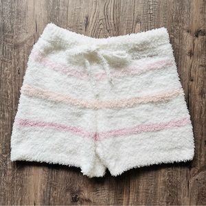 Gelato Pique Japanese Brand Fuzzy Shorts Pink Stripe